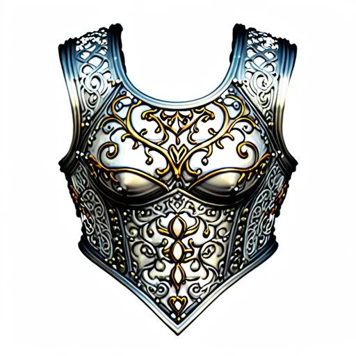 Moonlit steel platebody armor icon on white